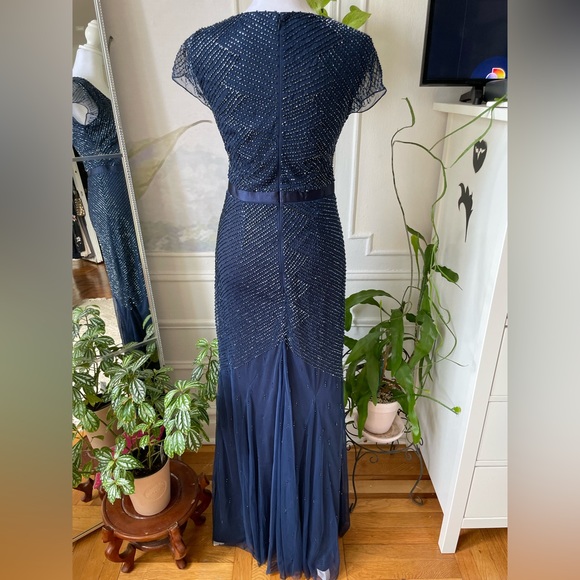 ANTHROPOLOGIE | ADRIANNA PAPPEL BEADED SEQUIN GOWN 💎 - Picture 3 of 11